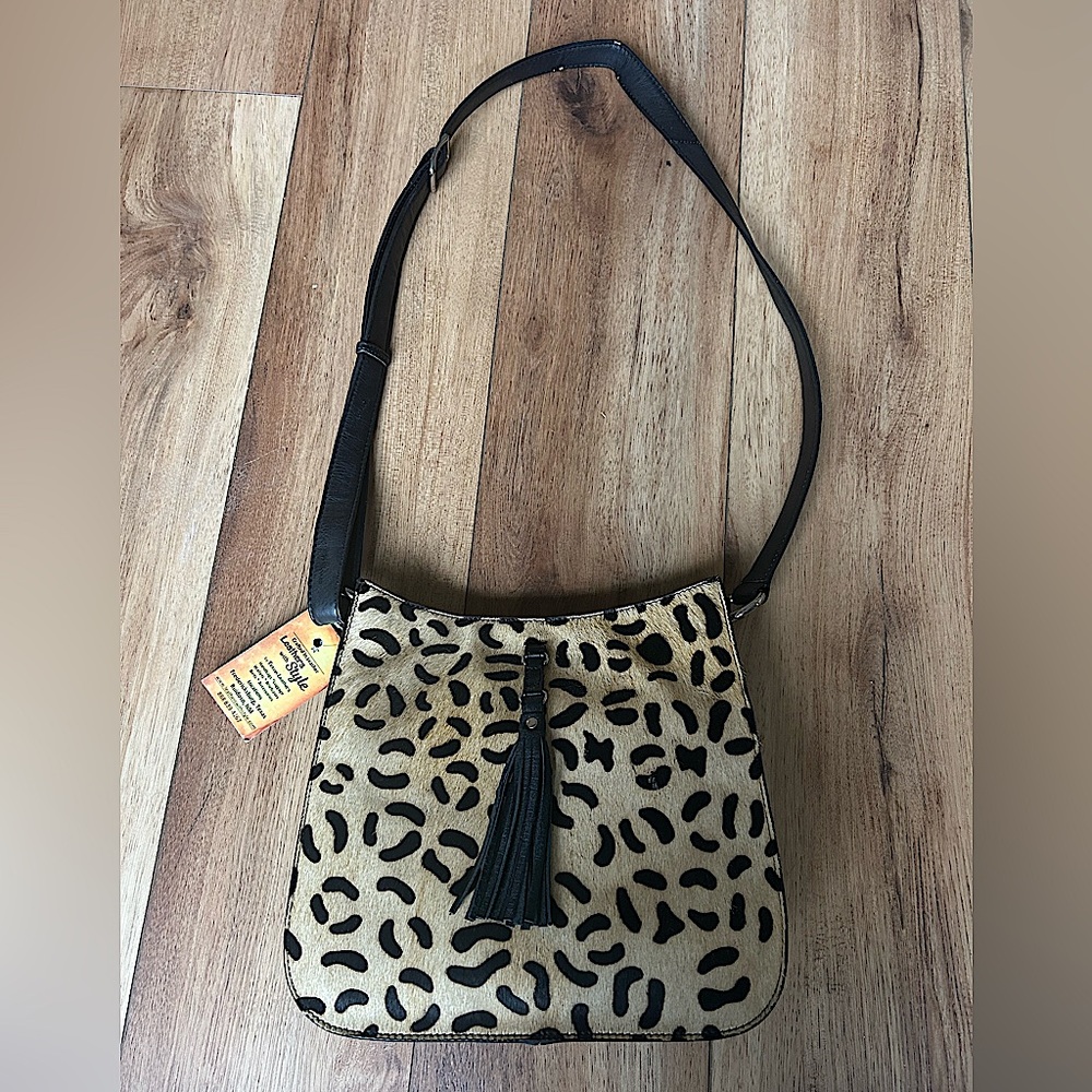 Leather Purse w/Hair on Hide